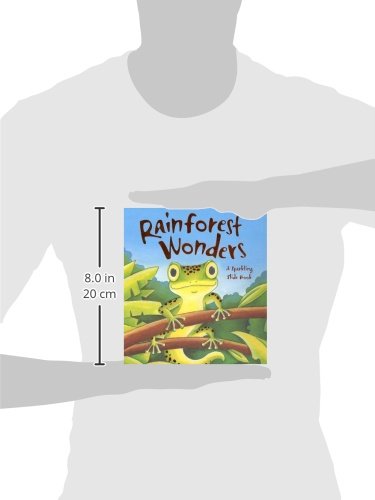Rainforest Wonders: Sparkling Slide Nature Books for Kids - Explore Wildlife & Nature with Interactive Learning for Home & Classroom