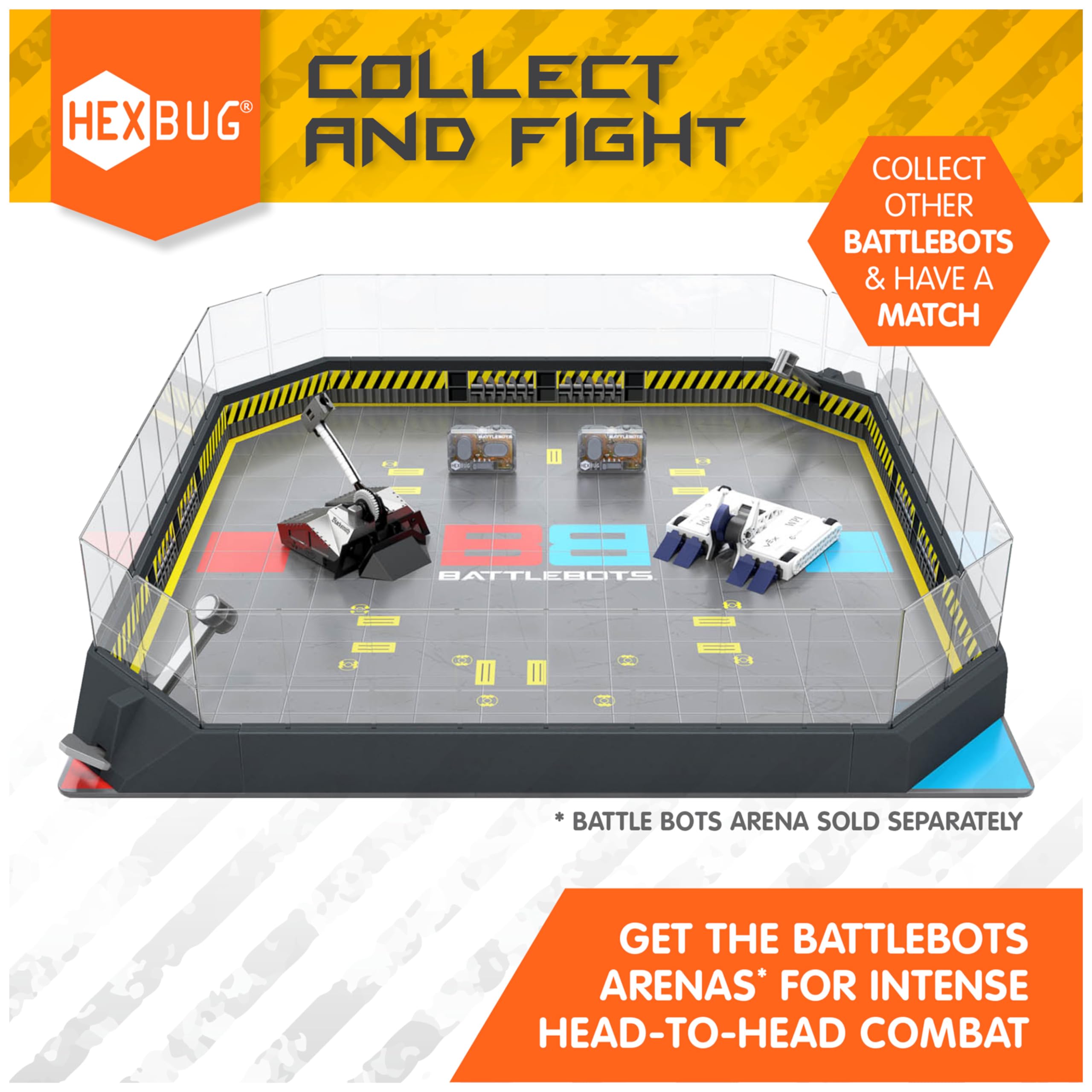HEXBUG BattleBots Rivals 4.0 - Blacksmith vs BiteForce RC Robot Toy Set | STEM Educational Toy for Kids Ages 8+ | Remote Control Battle Bots with Batteries Included | Perfect for STEM Learning & Robot Combat Play