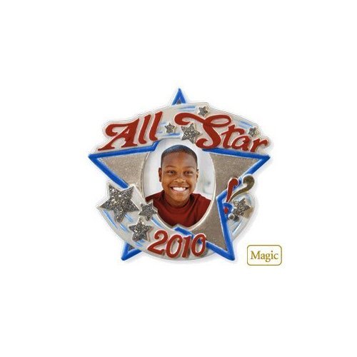 1 X All Star Kid Frame 2010 Hallmark Christmas Ornament - Perfect for Tree Decorations, Gift Giving & Holiday Collectibles