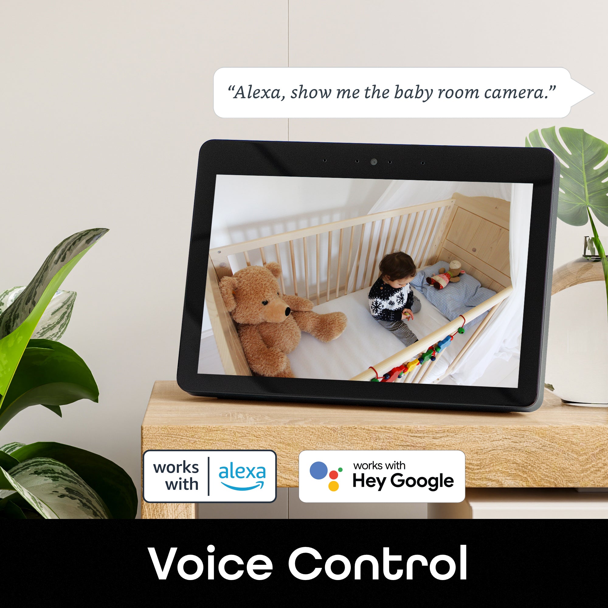 Geeni Look 1080p HD Indoor Security Camera - Smart Home Surveillance for Baby Monitor, Pet Camera & Home Security - Night Vision, Motion Detection, 2-Way Audio
