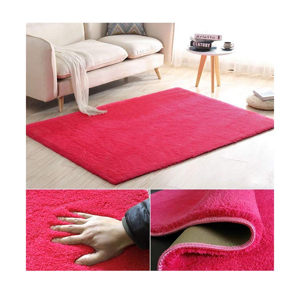 Premium Non-Slip Rectangular Area Rug - Soft Modern Home Decor Carpet for Living Room, Yoga, Crawling & Relaxing (80x180cm/2.6x5.9ft) - Perfect for Sofa Reading Nook, Nursery Playmat & Cozy Floor Decor