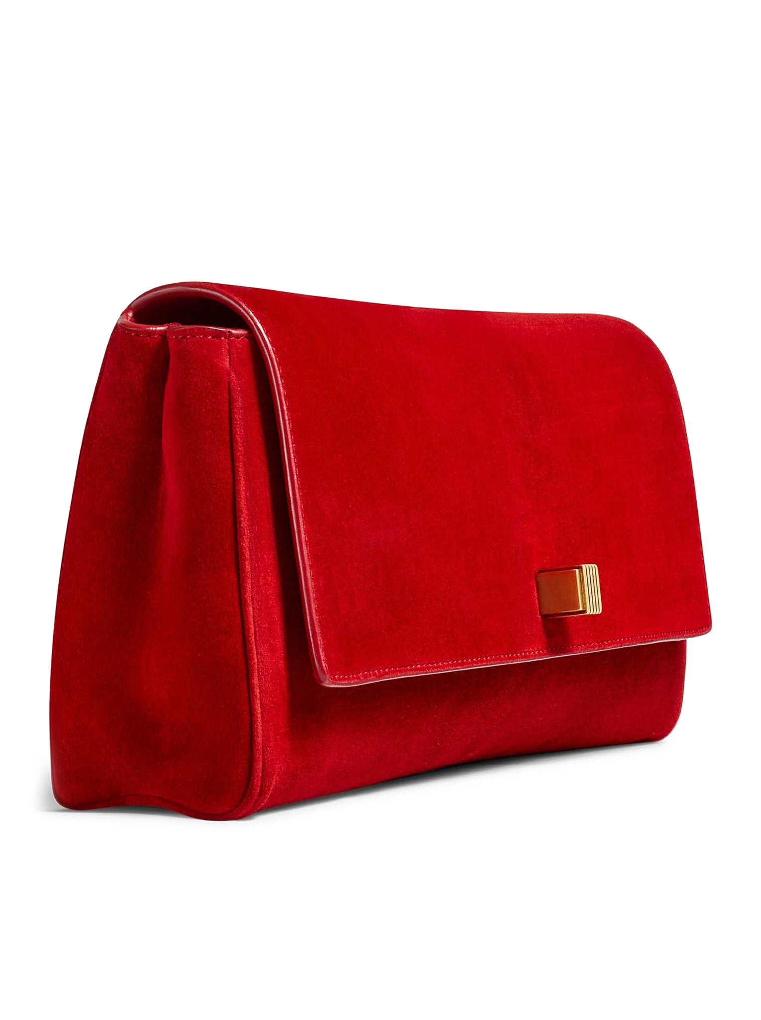 Khaite Audrey Clutch Handbag - Genuine Leather Women's Crossbody Bag in Red (Style H3033726) | Perfect for Evening Parties, Date Nights & Special Occasions