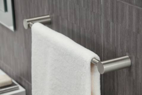 Moen Align 18-Inch Towel Bar in Brushed Nickel - YB0418BN - Bathroom Towel Rack for Modern & Spa-Like Decor
