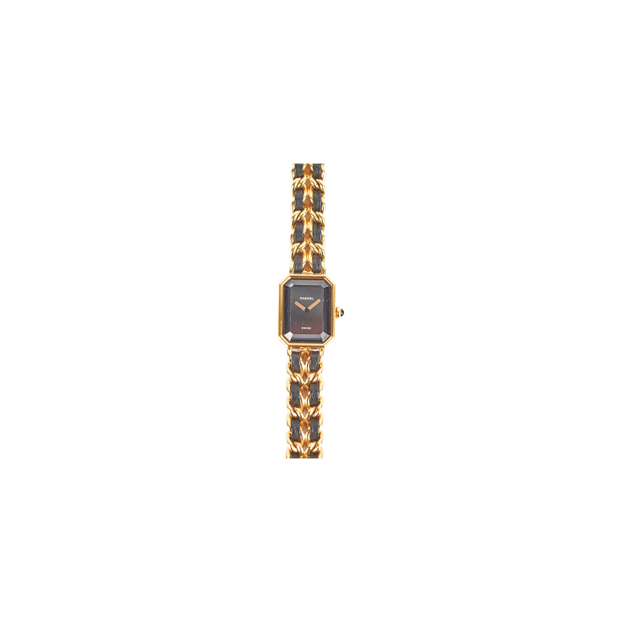 Chanel Premier Luxury Black & Gold Watch for Women - Size L - Elegant Dress Watch for Formal Events & Special Occasions