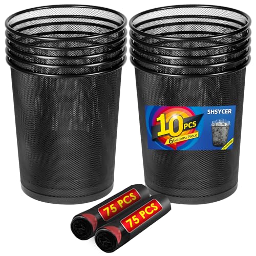 Black-6Gallon(23L)-10pcs & Garbage Bags
