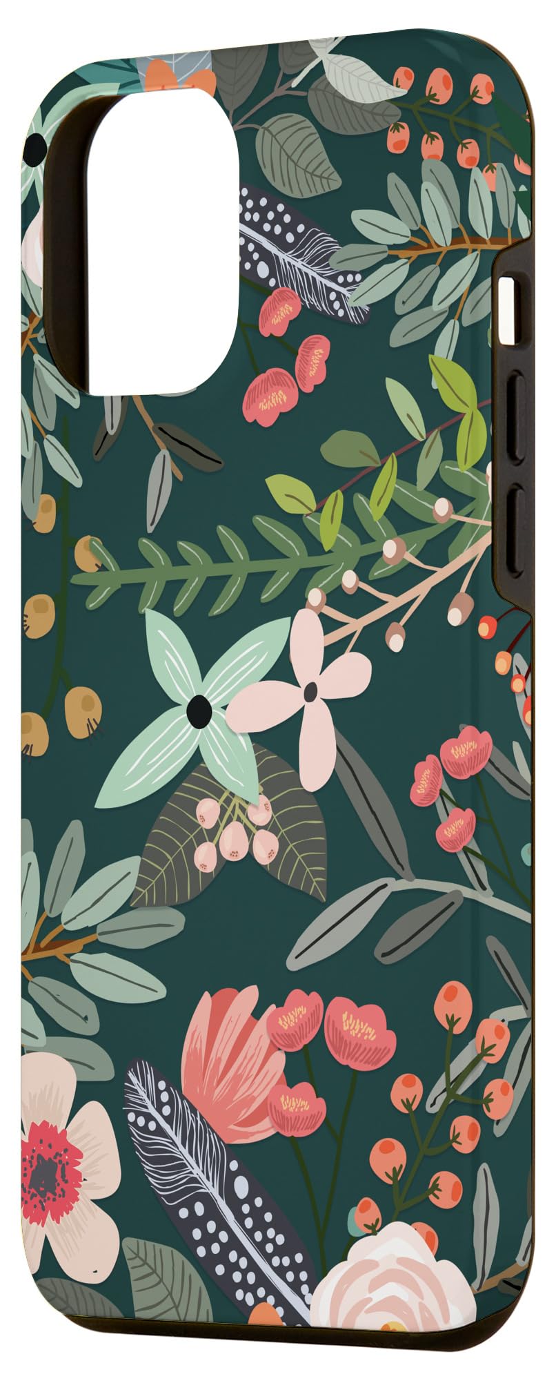 iPhone 12 Pro Max Case - Cute Colorful Garden Floral Design, Slim Protective Cover with Botanical Patterns | Perfect for Everyday Use, Outdoor Activities & Gift Giving