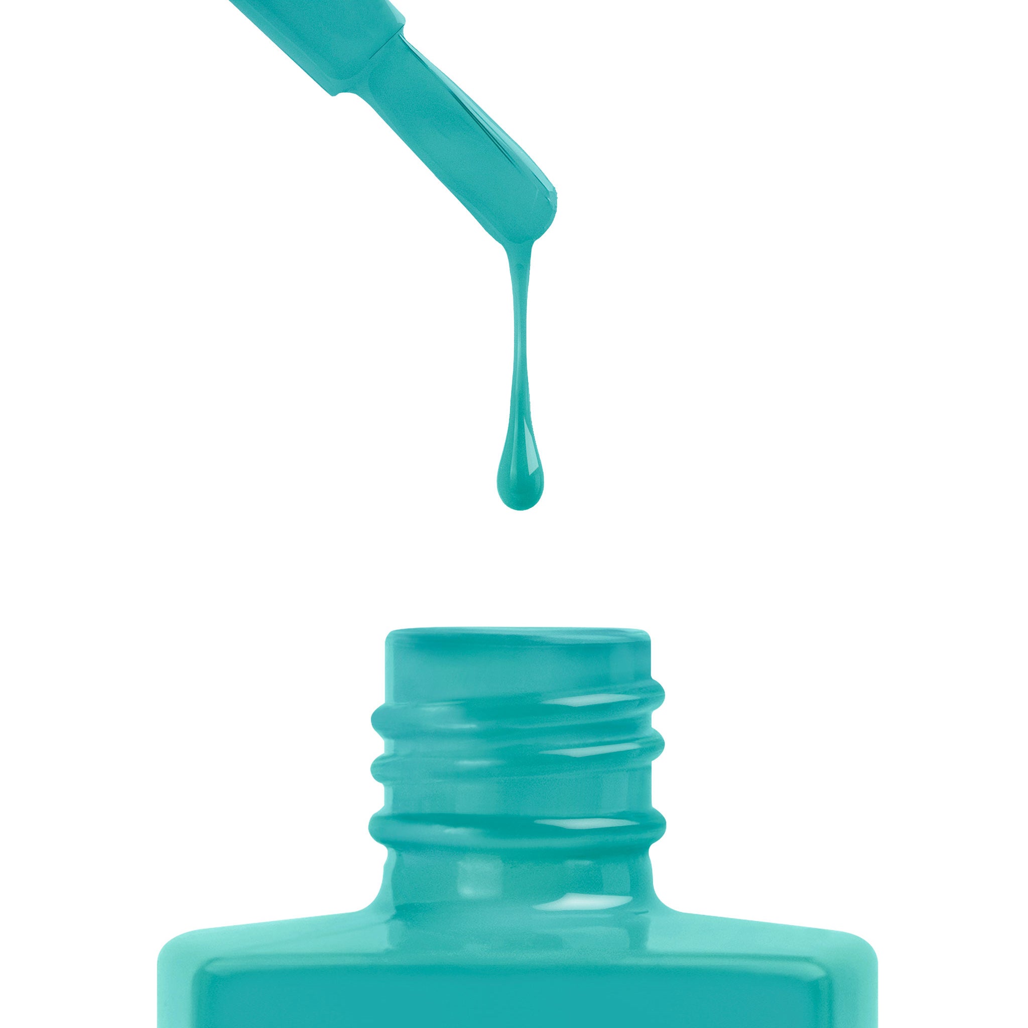Apres Gel Polish Color Turquatic - Long-Lasting Nail Polish for Salon & Home Manicures, Perfect for Summer & Beach Nails