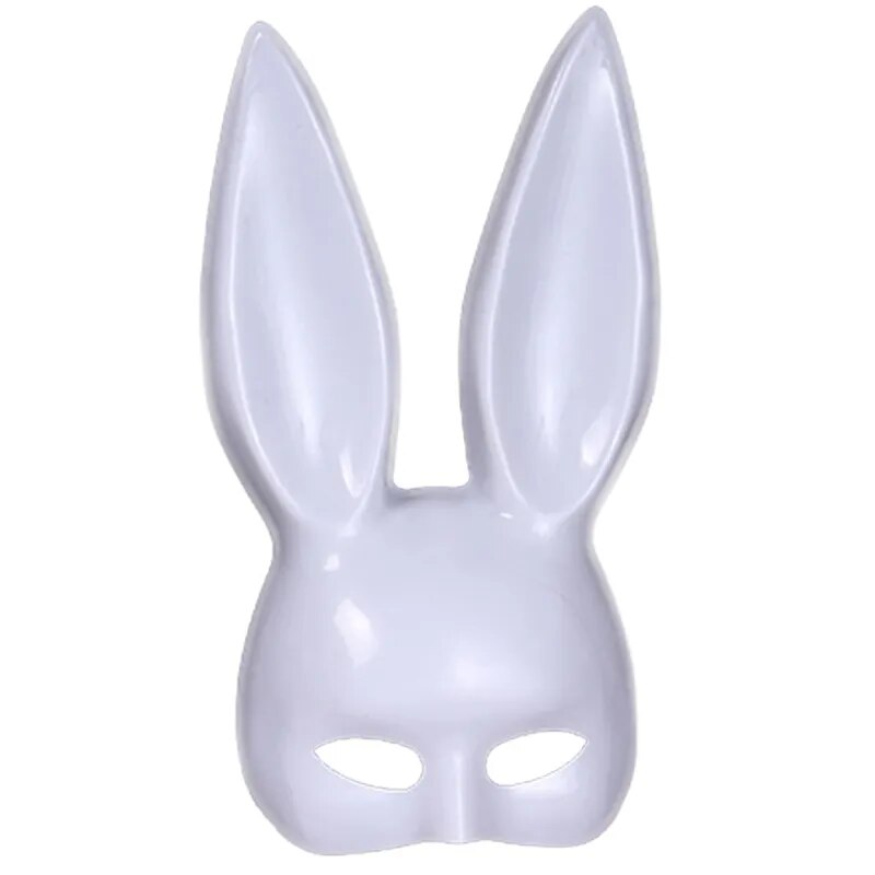 Unisex Bunny Mask for Halloween Party - Cute Rabbit Costume Accessory for Men & Women - Perfect for Cosplay, Costume Parties, and Festive Celebrations