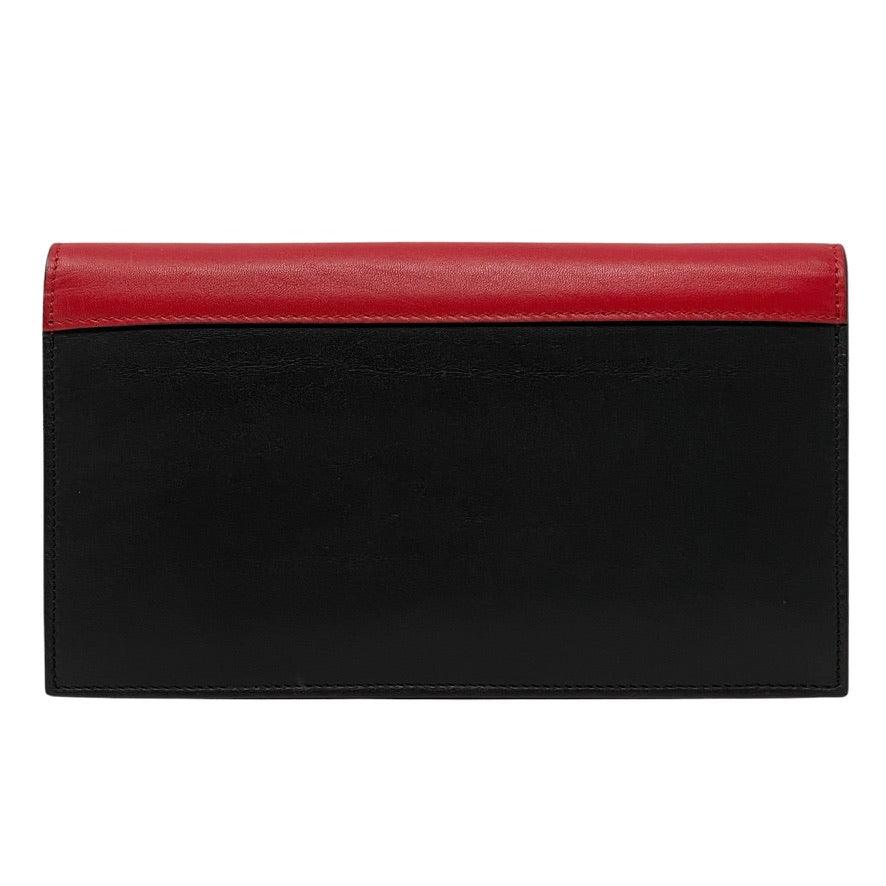 Celine Red Large Pocket Wallet On Chain - Stylish Crossbody Bag for Women | Perfect for Parties, Travel & Everyday Use