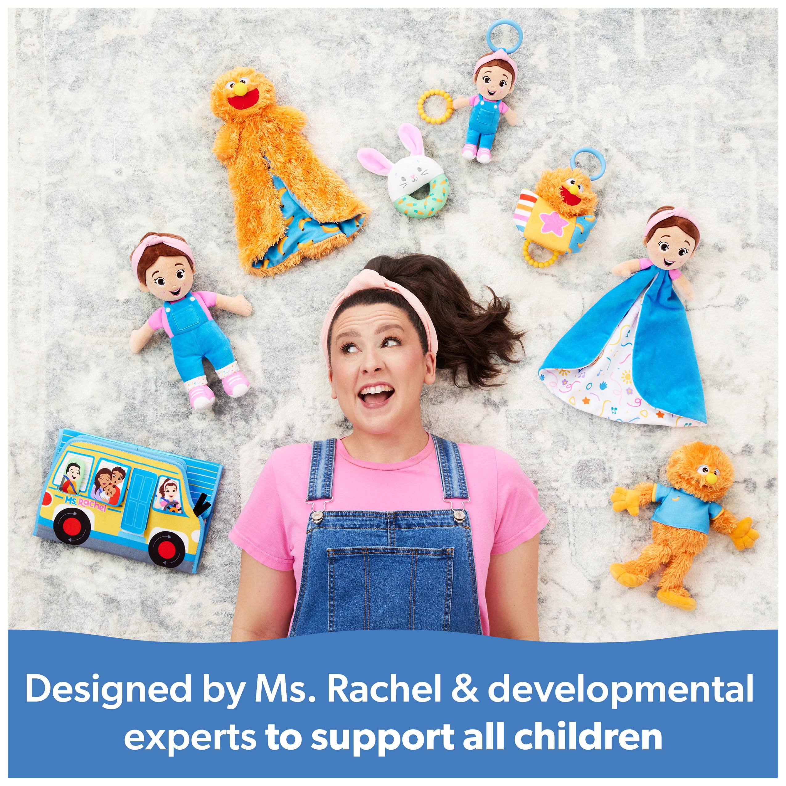 Ms. Rachel Official Speak & Sing Doll - 16” Interactive Toddler Toy with 4 Songs & 16+ Phrases - Educational Baby Toy for Boys & Girls Ages 6 Months to 3 Years - Perfect for Early Learning, Playtime & Speech Development