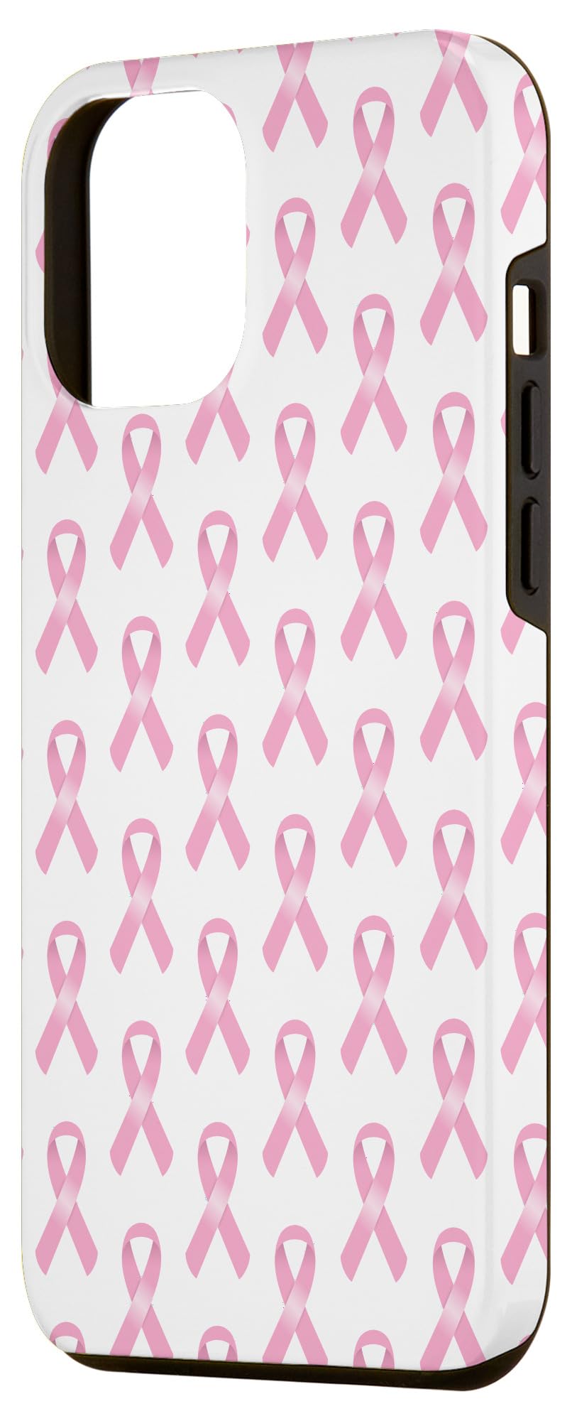 iPhone 12 Pro Max Pink Ribbon Case - Breast Cancer Awareness Phone Cover for Women | Perfect Gift for Survivors, Supporters & Charity Events