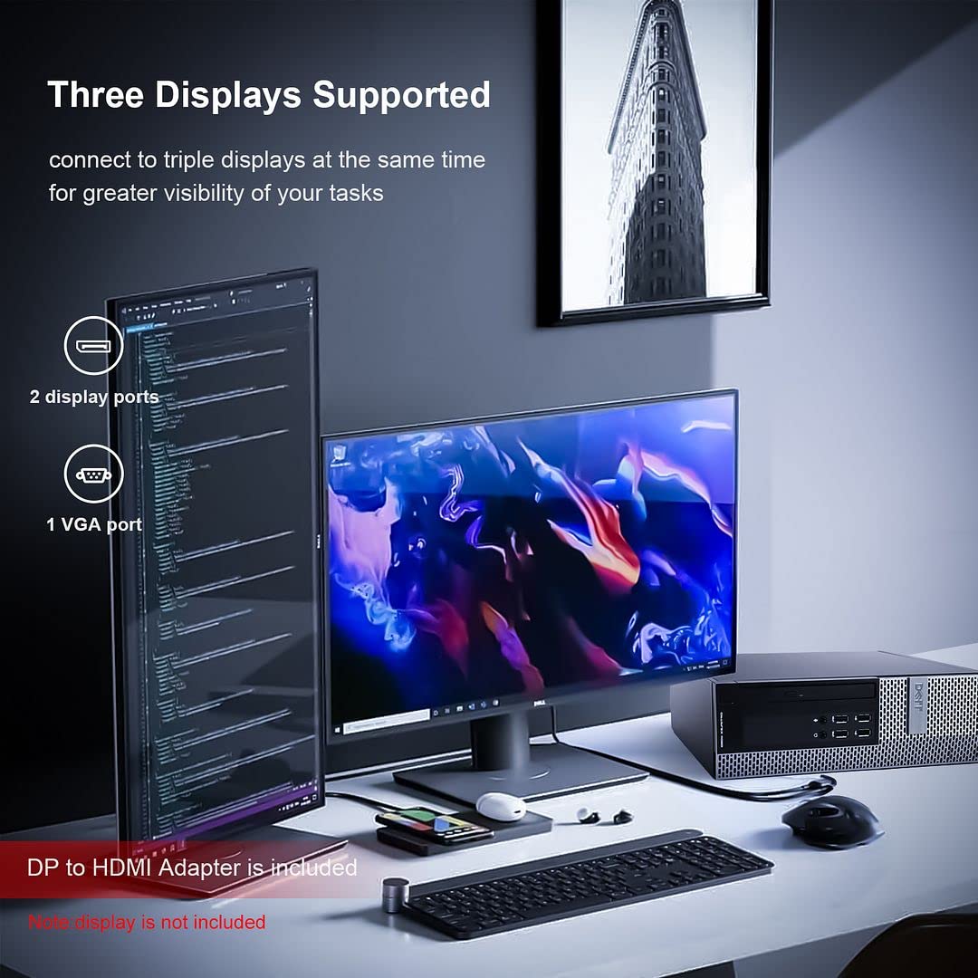 Dell OptiPlex 7020 Business Desktop Computer - 32GB RAM, 2TB SSD, Intel Core i7-4790 Quad-Core up to 4.0GHz, WiFi 5 (AC8260), Dual Monitor Support, DVD-RW, HDMI, Windows 10 Pro (Renewed) - Perfect for Office Work, Home Use & Gaming