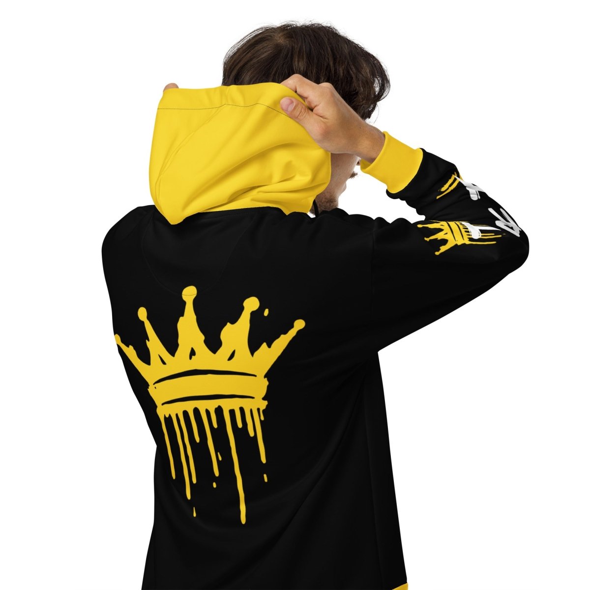 Just For Today All Over Print Zip Hoodie - Trendy Unisex Pullover for Casual Wear, Street Style & Outdoor Activities