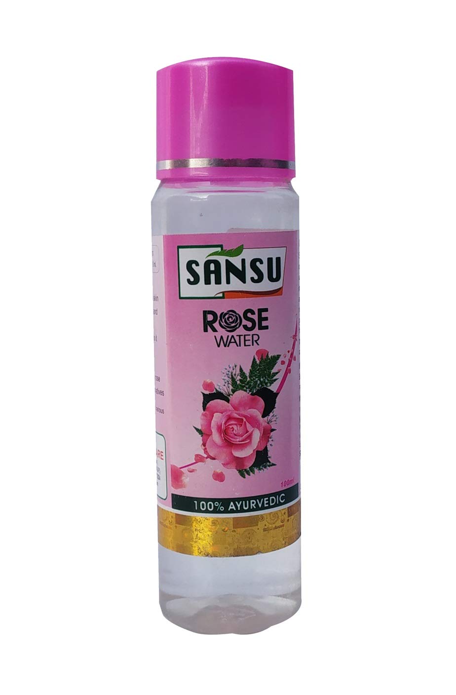 Buy SANSU Rose Water (Pack of 4 x 100ml) - Hydrating Facial Toner for Glowing Skin | Perfect for Daily Skincare Routine & DIY Beauty Treatments