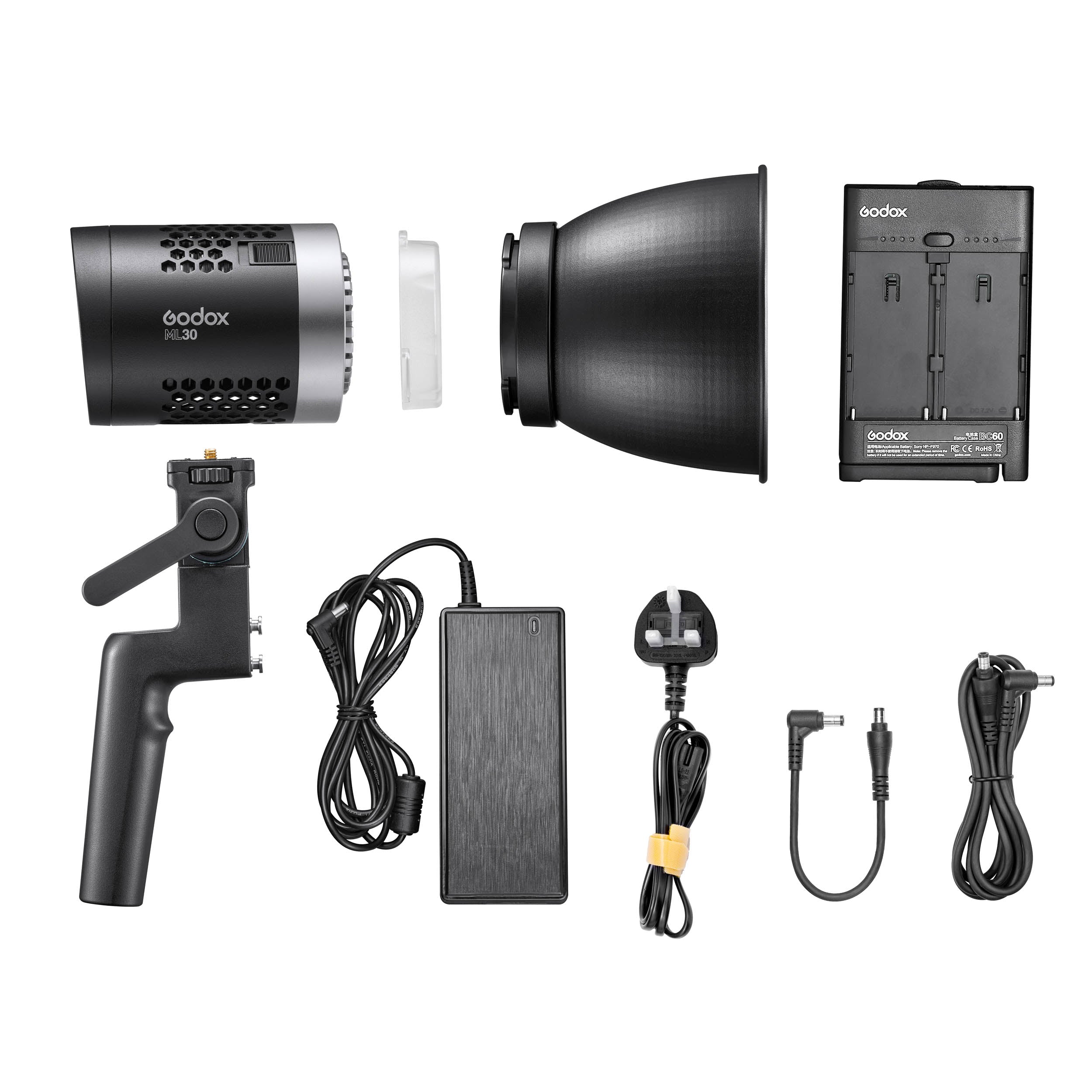 ML30 37.6W 5600K Ultra Bright Compact LED Handheld Light - Perfect for Photography, Videography, and Outdoor Adventures
