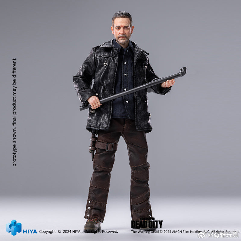 HIYA 16CM 1/12 Scale Negan Action Figure - The Walking Dead: Dead City Collectible (Pre-Order) | Perfect for Display, Photography & Diorama Scenes