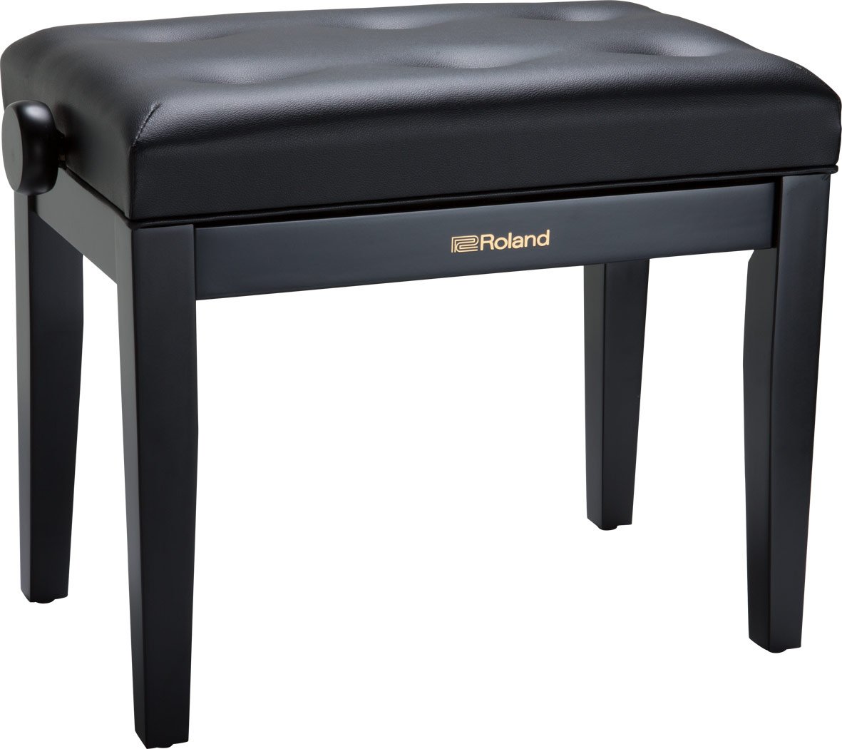 Roland RPB-300 Adjustable Piano Keyboard Bench 18.9-22.8 Inch - Satin Black - Perfect for Home Studios, Music Classrooms & Professional Performances