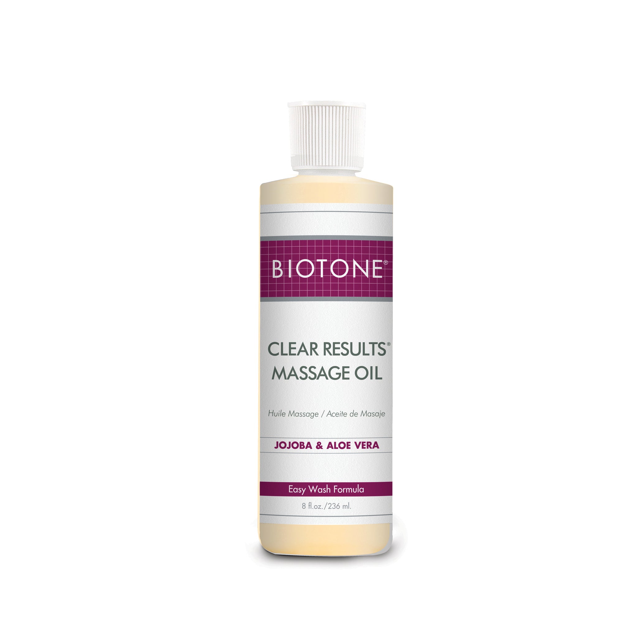 BIOTONE® Clear Results Massage Oil - Professional Grade, Unscented, Non-Greasy for Deep Tissue & Relaxation - Perfect for Spa, Home Massage & Aromatherapy Sessions