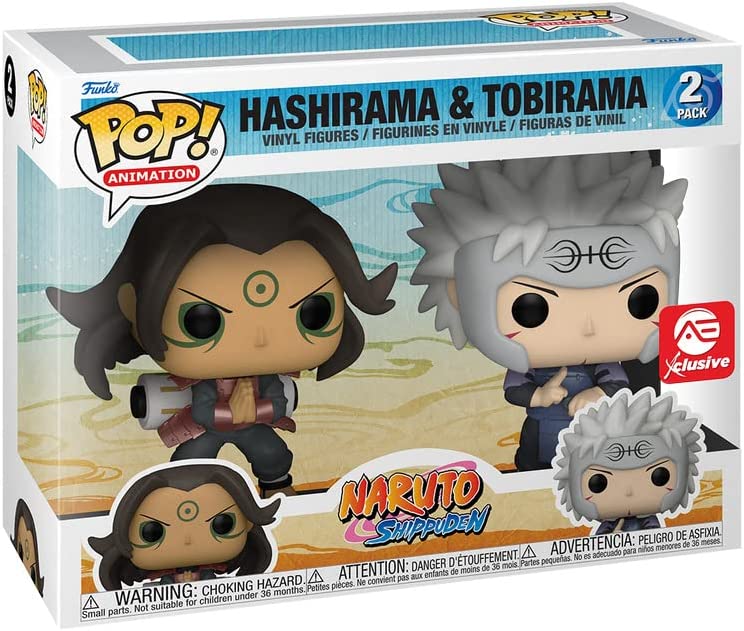 Funko Pop! Naruto Shippuden Hashirama & Tobirama Action Figures - Collectible Anime Toys for Fans and Gift Ideas | Home Decor, Office Display, Anime Collection