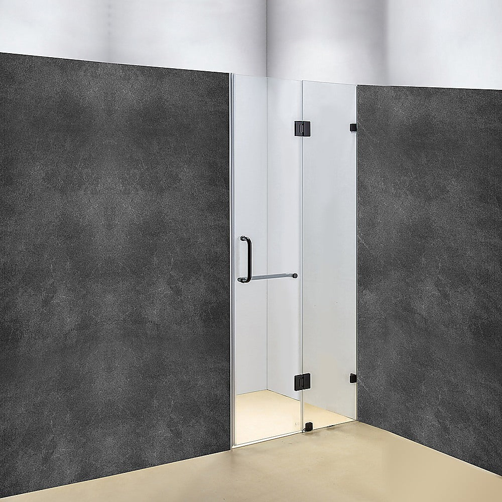 10mm Frameless Shower Screen 110x200cm - Premium Wall to Wall Bathroom Glass Panel by Della Francesca - Perfect for Modern Walk-in Showers and Spa-Like Bathroom Renovations