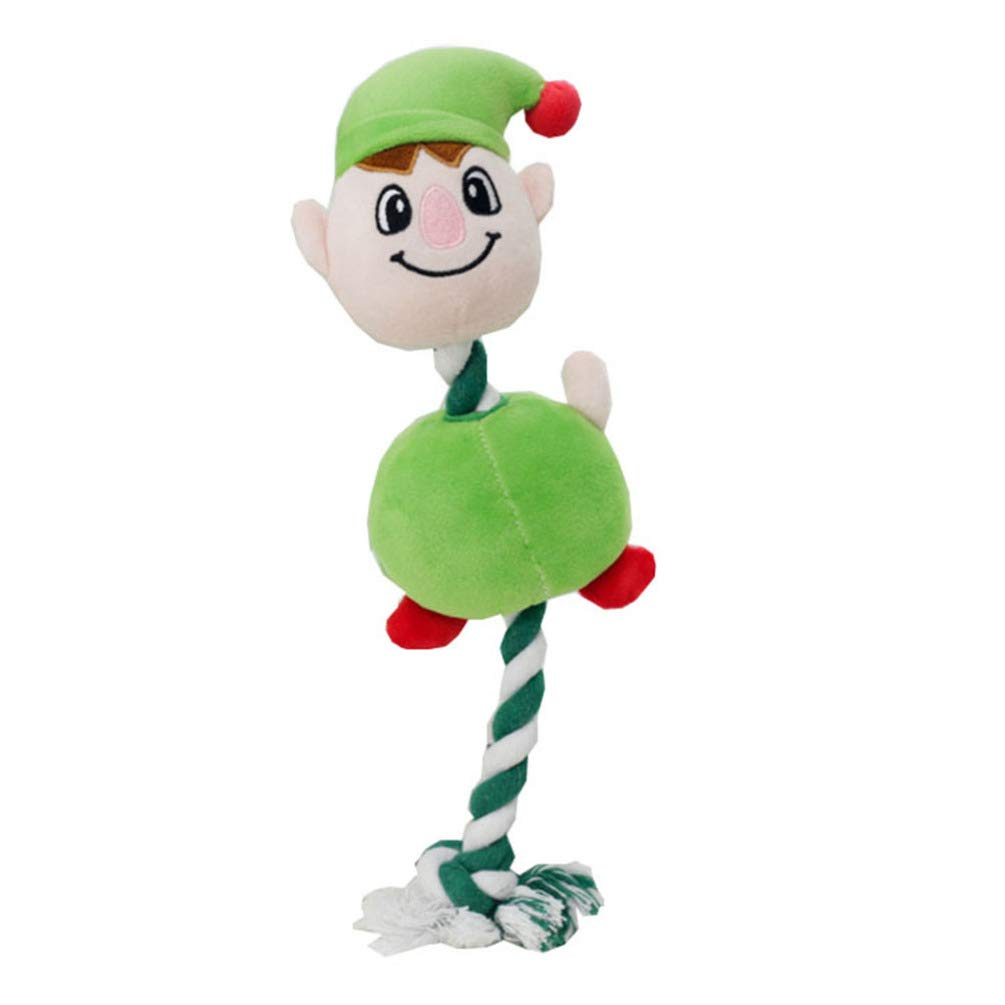 Balacoo Christmas Pet Toys for Dogs & Cats - Bite-Resistant Plush Sound Playthings, Stuffless Doll Toy (40cm) - Perfect for Holiday Gifts & Interactive Playtime
