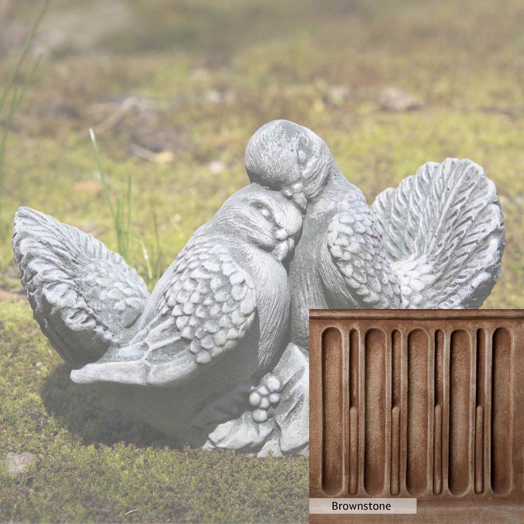 Campania International Dove Small Pair Garden Statue - Elegant Outdoor Decor for Patio, Yard & Garden - Perfect for Wedding, Anniversary & Home Decoration Gifts