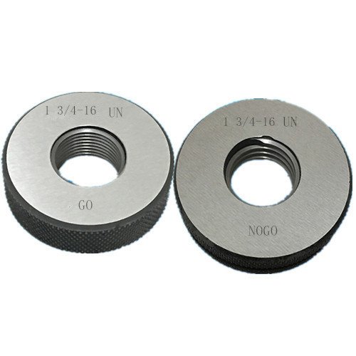 1 3/4-16 UN Thread Ring Gauge 2A GO/NOGO Set - 100% Calibrated Precision Tool - Fast FedEx 4-Day Delivery - Ideal for Machining, Quality Control & Industrial Measurements