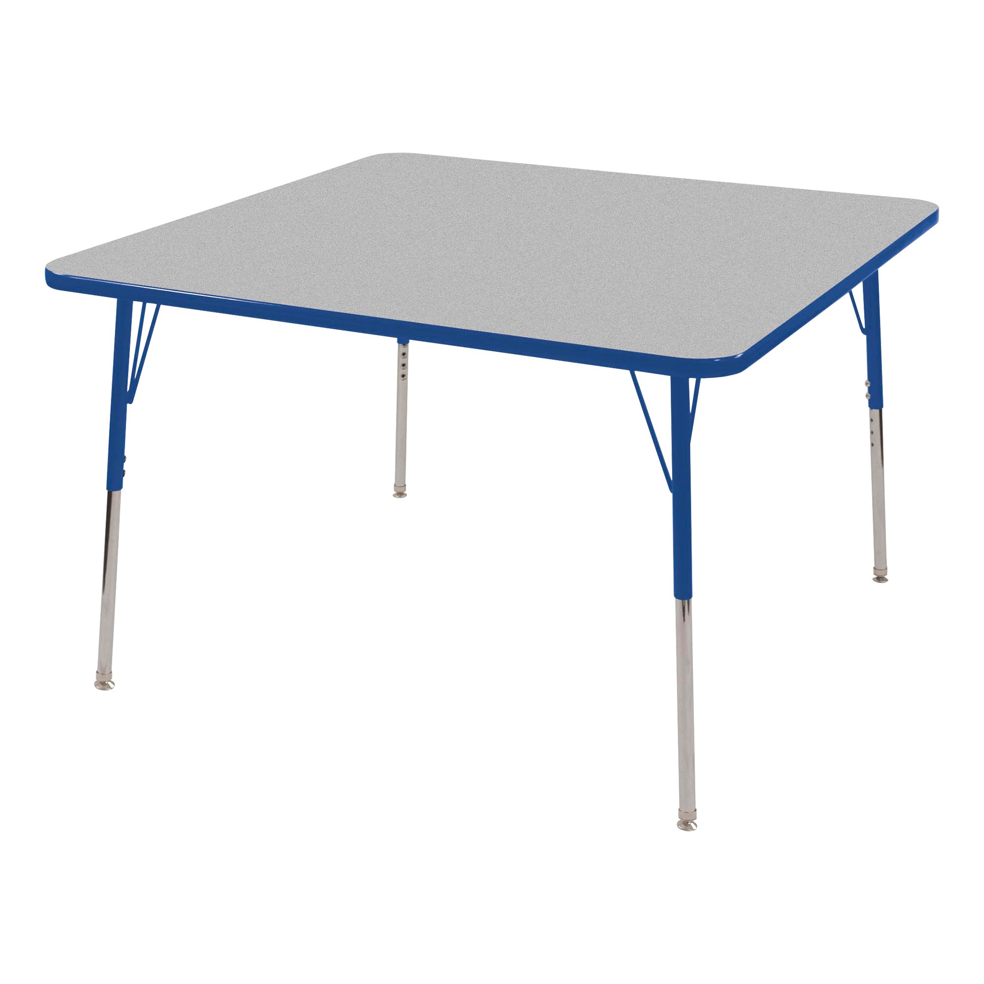 Adjustable Height Square Activity Table for Kids & Adults - Perfect for Classroom, School & Home Use - Ideal for Learning, Crafts & Group Activities