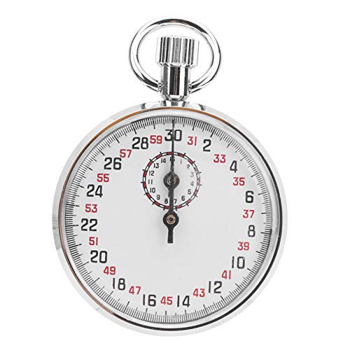 Handheld Mechanical Stopwatch - Sports Chronograph with Round Face for Running, Training & Competitions | Track Time Accurately for Track Meets, Swim Races & School Games