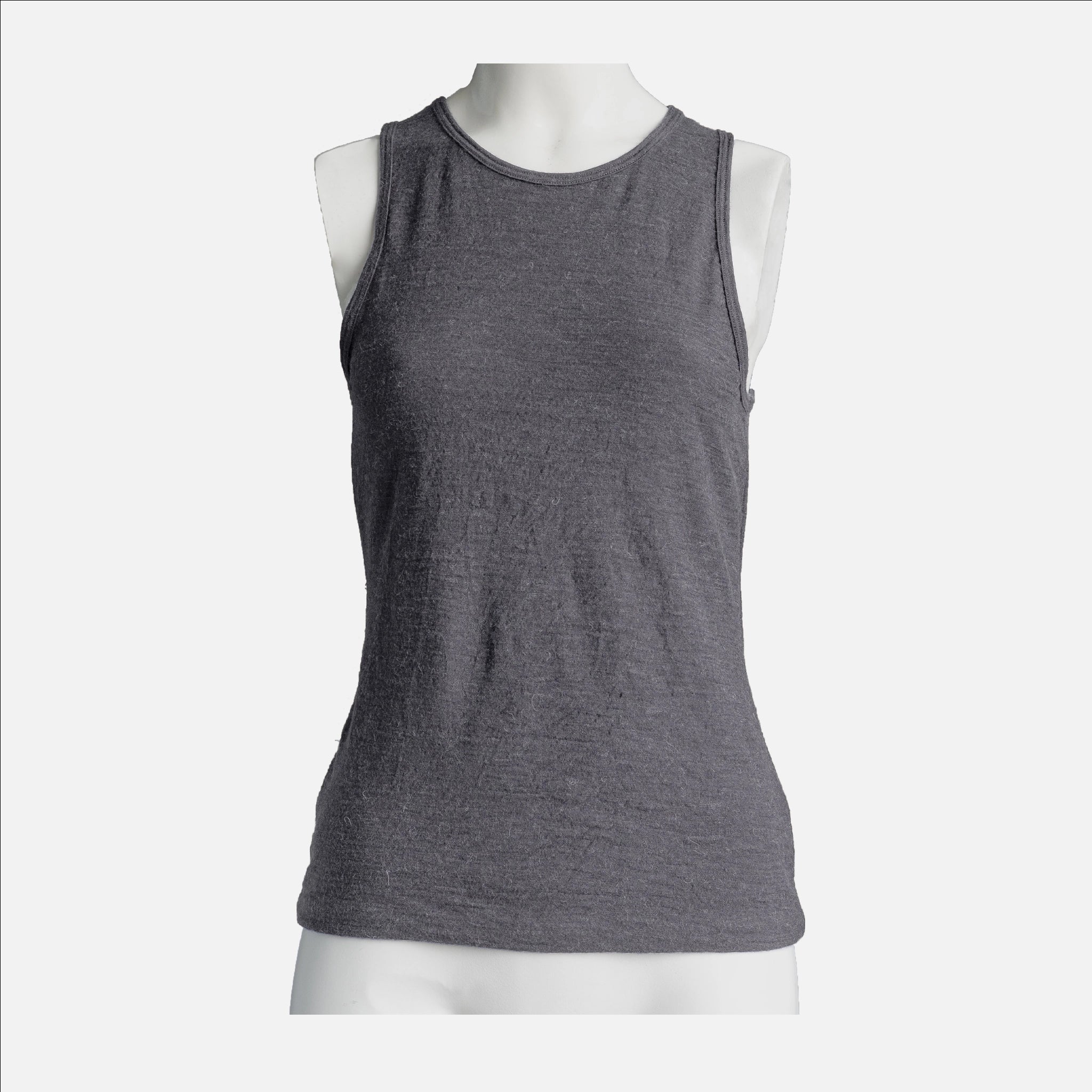 Ultralight Women's Alpaca Wool Running Tank Top - 160 GSM | Breathable & Moisture-Wicking Workout Top for Yoga, Gym & Outdoor Activities