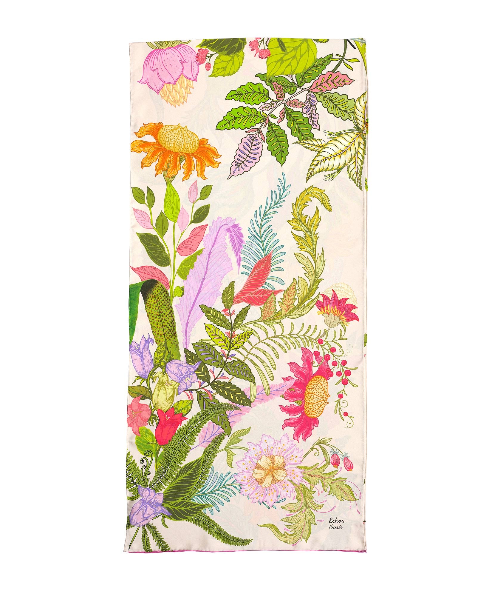 Oasis Silk Oblong Scarf - Premium Lightweight Fashion Accessory for Women, Elegant Shawl Wrap for Office, Travel & Special Occasions