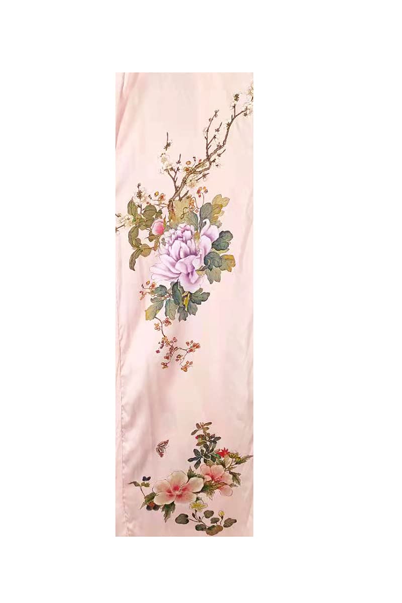 Luxury Women's 100% Pure Silk Kimono Robe - Short Sleeve Bathrobe & Pajama Set for Spa, Lounge & Sleepwear | Elegant Homewear & Bridal Gift Idea