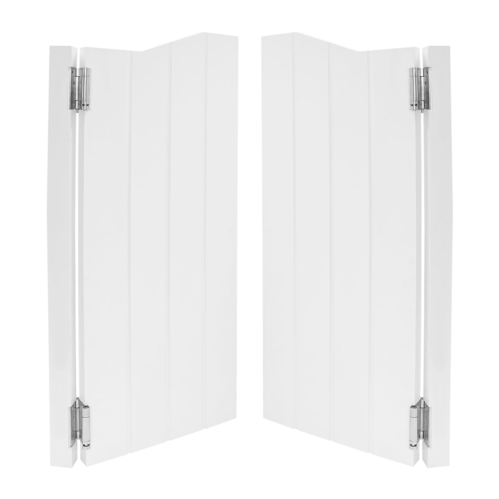 36in Auto Close Swinging Cafe Doors - Arched Top Double Doors with Hinges for Club, Bar, Restaurant - Modern Two-Way Partition Door for Porch Entrance (36 x 42 inches) - Perfect for Commercial Spaces, Home Kitchens & Office Dividers