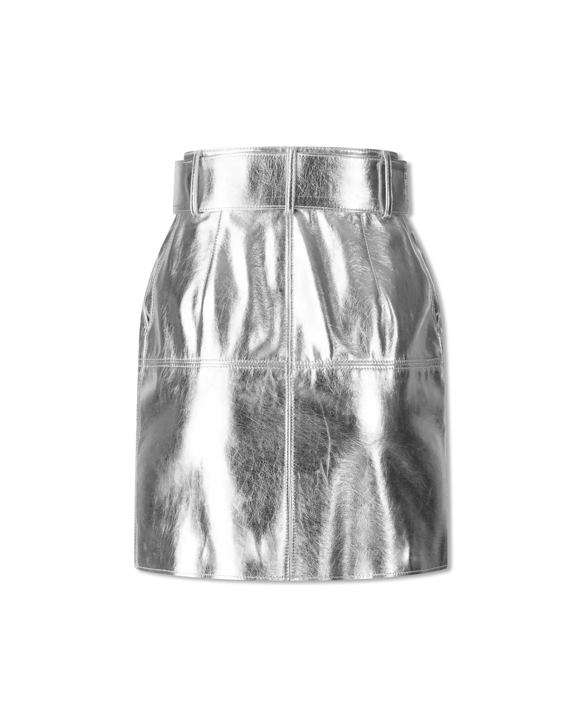 Stylish Belted Button-Up Short Skirt for Women - High Waist A-Line Mini Skirt with Adjustable Waistband - Perfect for Casual Outfits, Summer Dresses & Office Wear