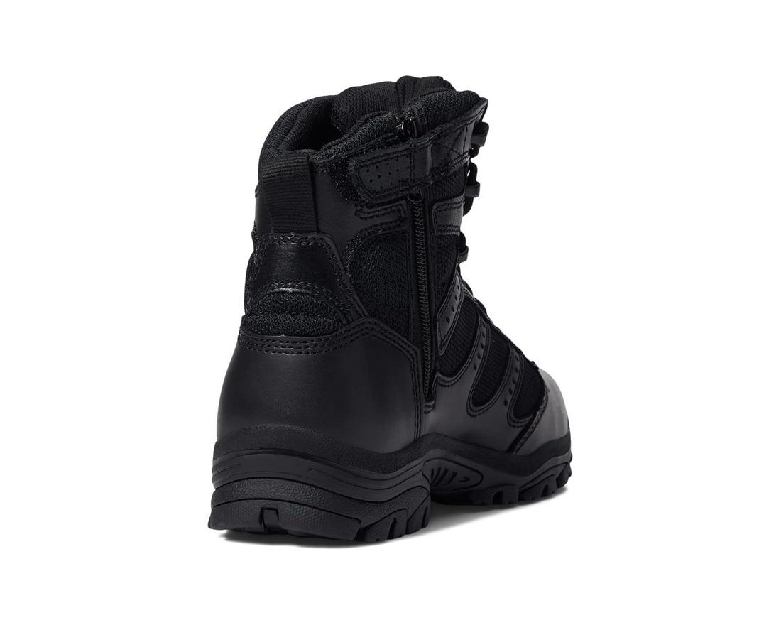Deuce Series 8 Tactical Waterproof Zip Boots - Military Grade Combat Footwear for Outdoor Hiking, Hunting & Survival Scenarios