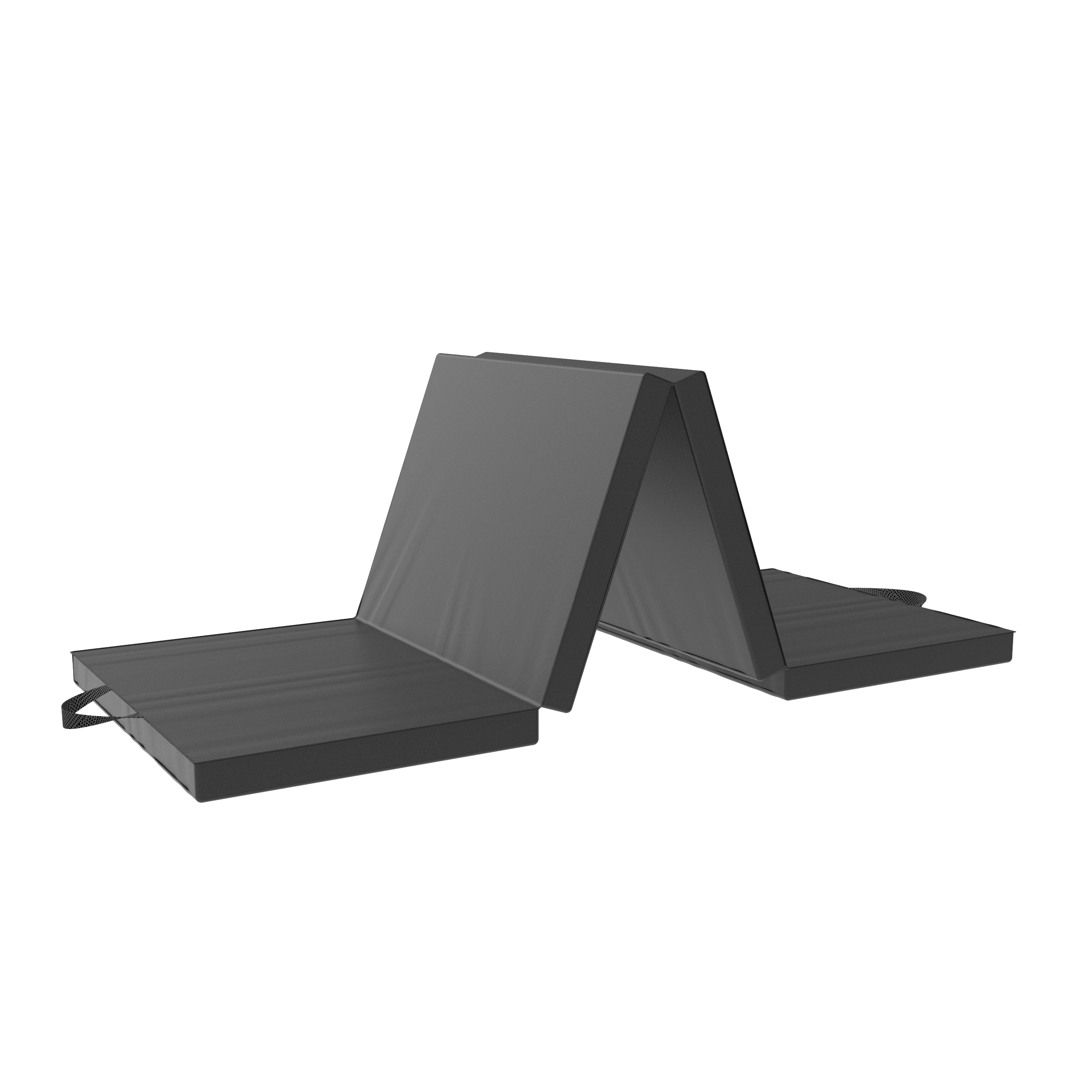 VO3 Folding Exercise Mat 2x6 Feet - Non-Slip Yoga Mat for Home Workouts, Pilates & Stretching - Portable Fitness Mat for Gym, Travel & Outdoor Activities