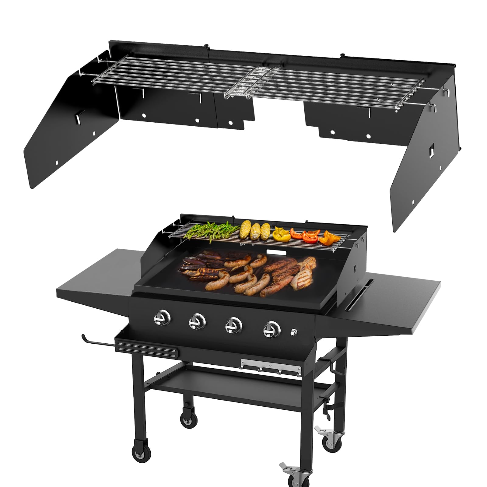 Universal Wind Guard & Warming Rack for 28
