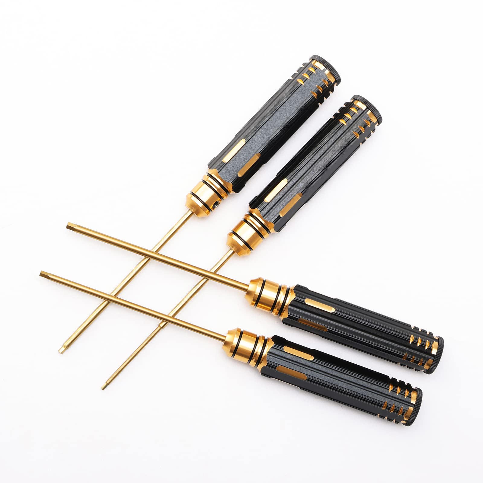 4Pcs RC Car Hex Screwdriver Kit - 1.5/2.0/2.5/3.0mm Hex Nut Driver Set for RC FPV Racing Drones, Quadcopters, Helicopters & Model Cars - Essential Repair Tool for RC Enthusiasts & Hobbyists - Perfect for Maintenance, Upgrades & Quick Fixes
