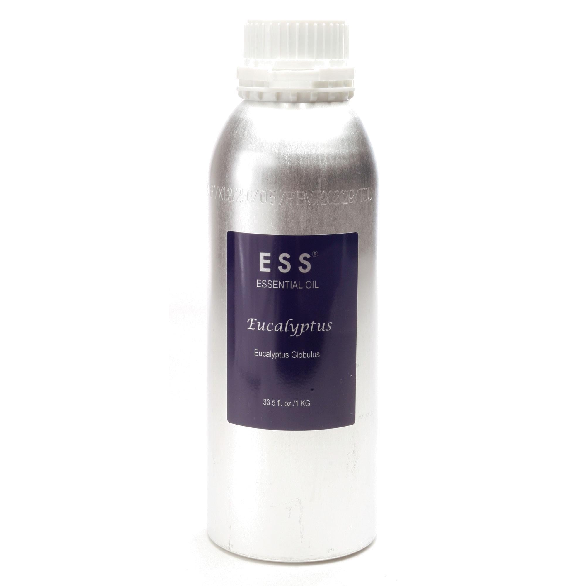Pure ESS Eucalyptus Globulus Essential Oil - 100% Natural, Therapeutic Grade for Aromatherapy, Diffusers & Massage - Relieves Stress & Congestion - Perfect for Home Spa & Wellness