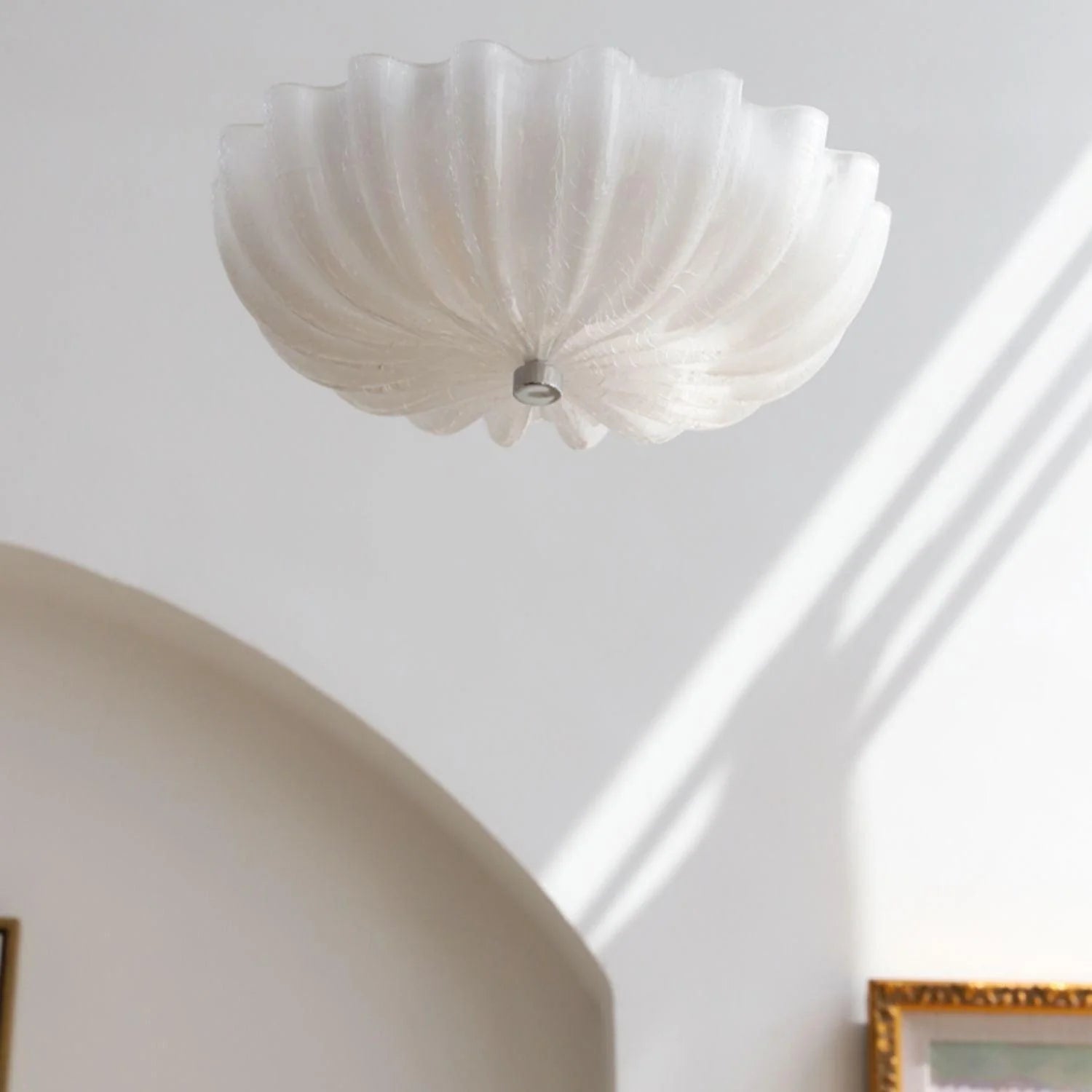 Modern Oman Glass Ceiling Light Fixture - Elegant Crystal Chandelier for Living Room, Bedroom & Dining Room Lighting - Perfect for Home Decor & Interior Design