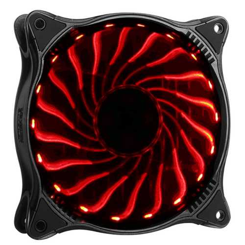 120mm 12V 3 Pin RGB LED PC Cooling Fan - Ultra Silent CPU Cooler with Heat Sink | Perfect for Gaming PC, Computer Case & CPU Cooling System
