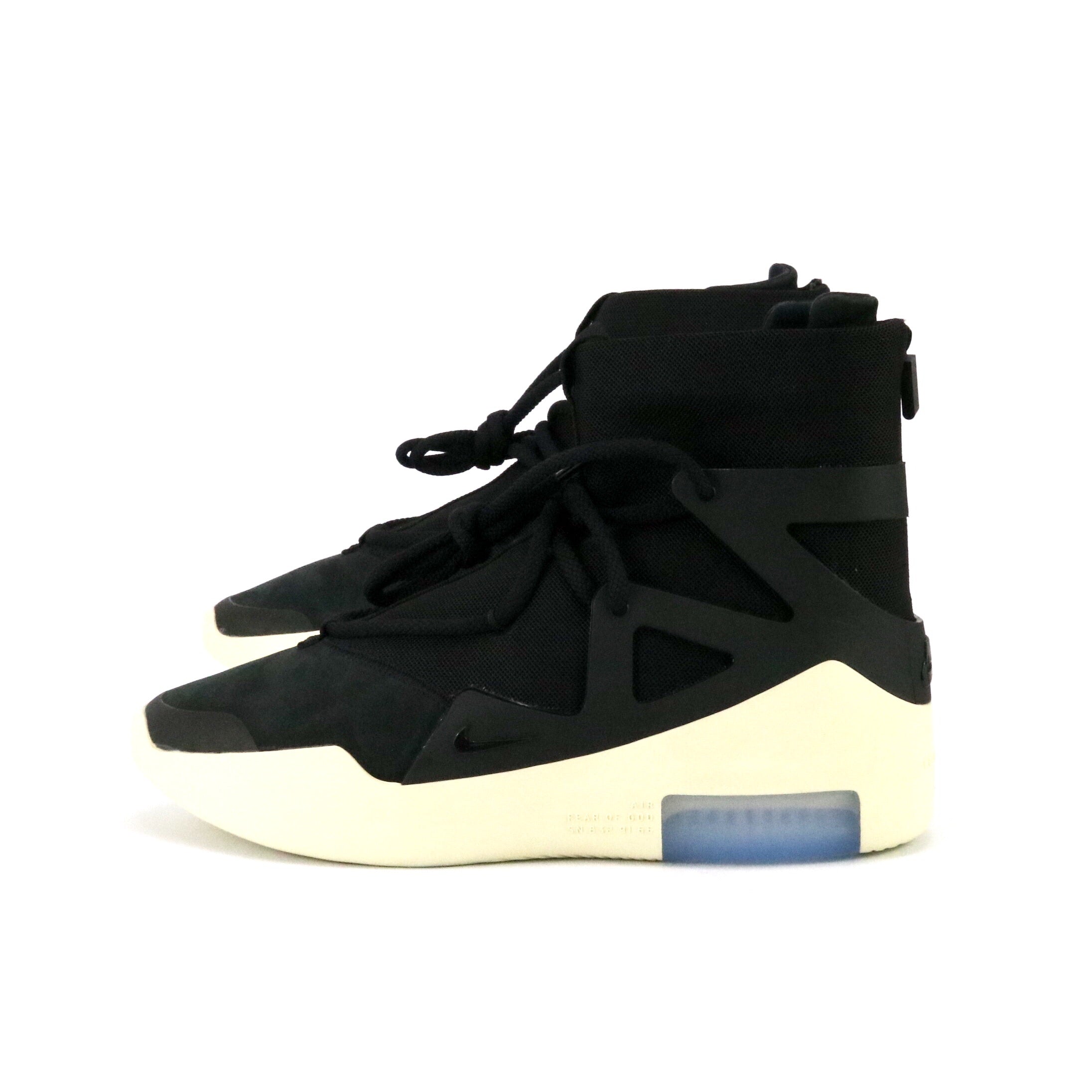 Nike Air Fear of God 1 Black Sail Men's Basketball Shoes - High-Top Sneakers for Streetwear & Athletic Performance | Perfect for Casual Wear, Gym & Urban Fashion