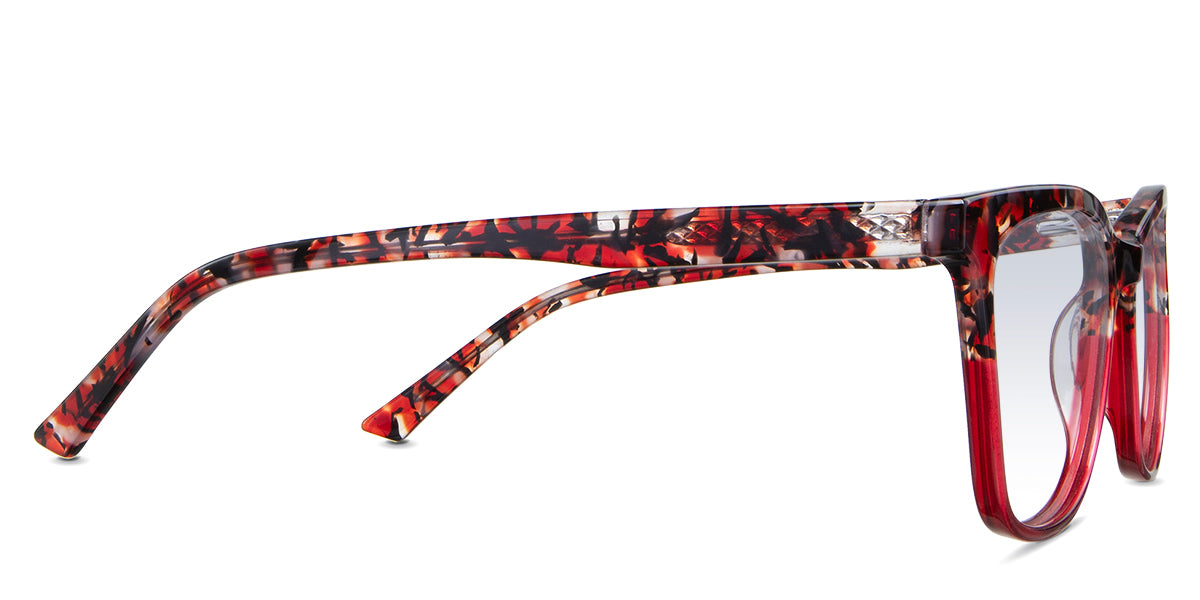 Paisley Print Women's Prescription Tinted Glasses - Stylish & UV Protection for Outdoor Activities, Driving, and Fashion Accessories