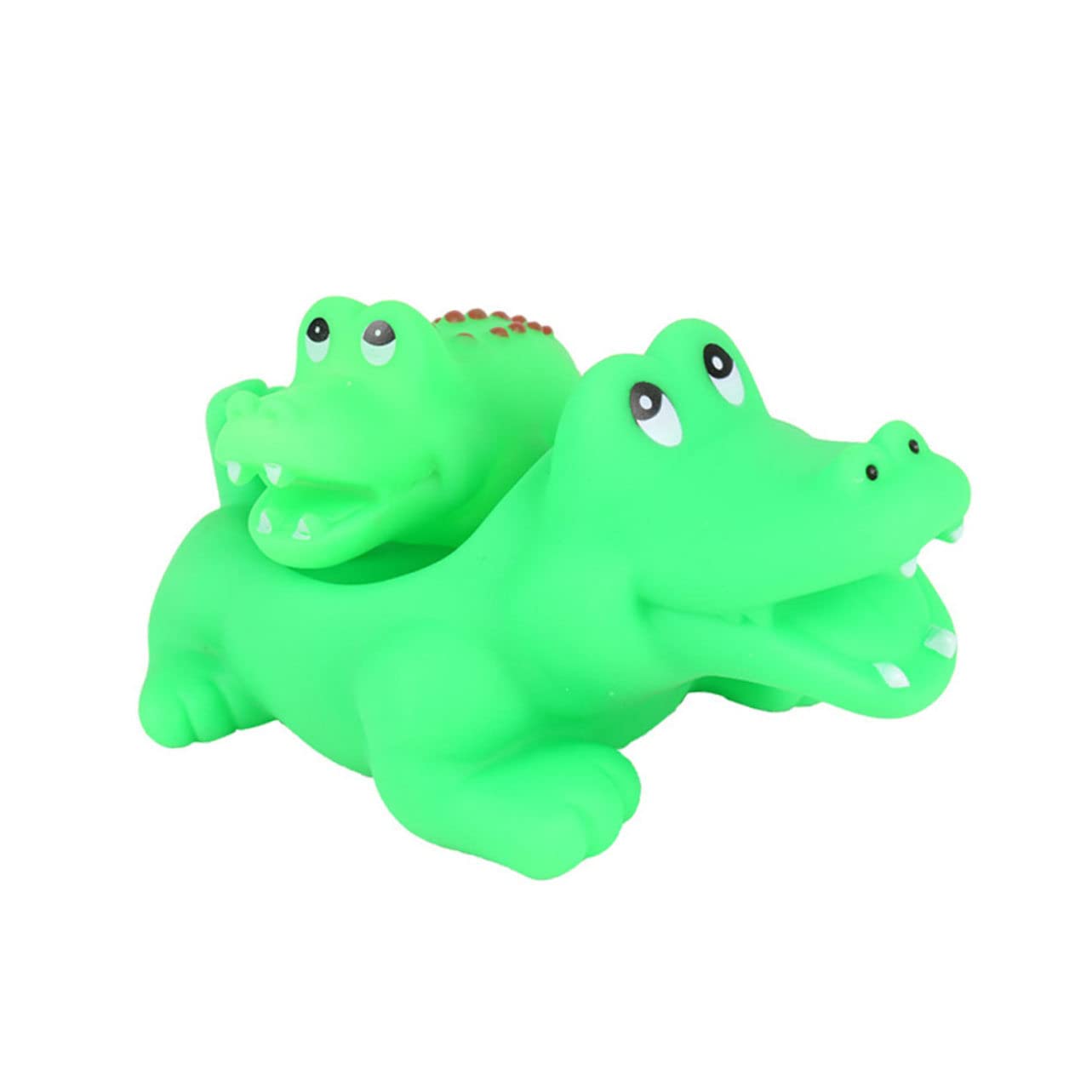 VICASKY 6-Pack Cartoon Crocodile Bath Toys - Fun Squirters for Kids, Pool & Bathtub Playtime - Safe PVC Material, Green Color (Great for Water Play, Bath Time Fun & Outdoor Pool Activities)