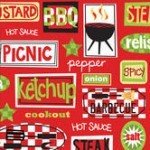 Premium Chill Grill Dessert Napkins - 18 Pack Disposable Party Napkins for BBQ, Picnic, Birthday & Holiday Gatherings - Soft & Absorbent Paper Napkins for Desserts, Snacks & Finger Foods