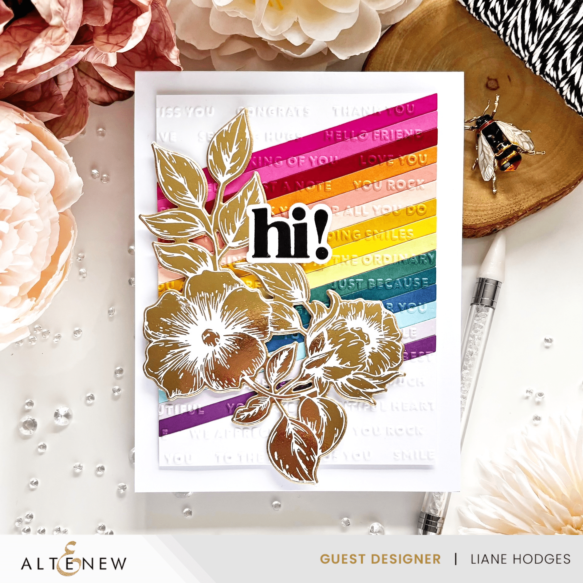 3D Embossing Folder for Card Making - Raised Sentiments DIY Scrapbooking & Paper Crafting - Perfect for Greeting Cards, Invitations, and Handmade Decorations