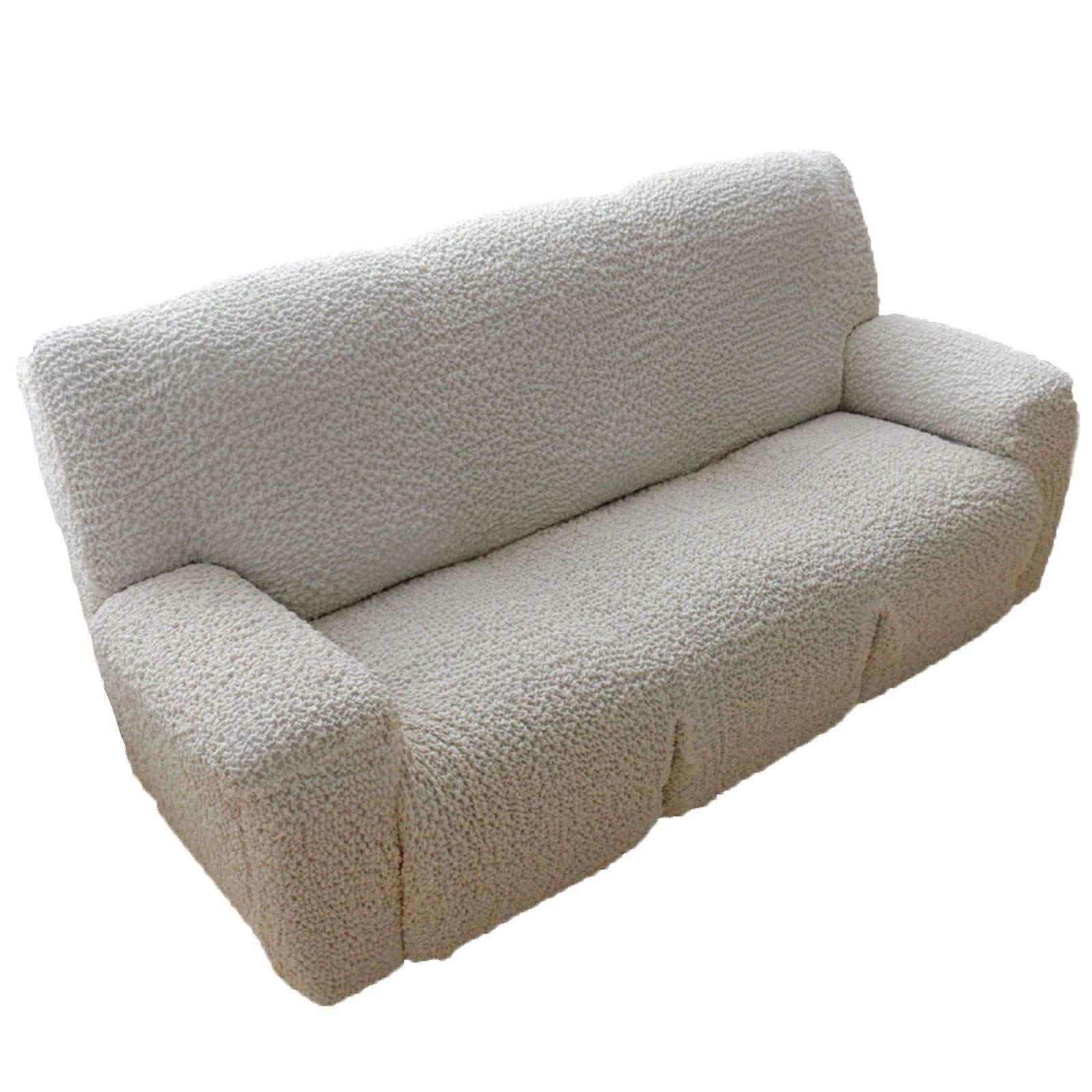 Stretch Sofa Slipcover for 3 Cushion Couch - Non-Slip Recliner Sofa Cover with Elastic Bottom - 1 Piece Furniture Protector for 2 Seater (150-200cm) - Soft Living Room Couch Cover - Perfect for Home Decor, Pet Protection & Daily Use