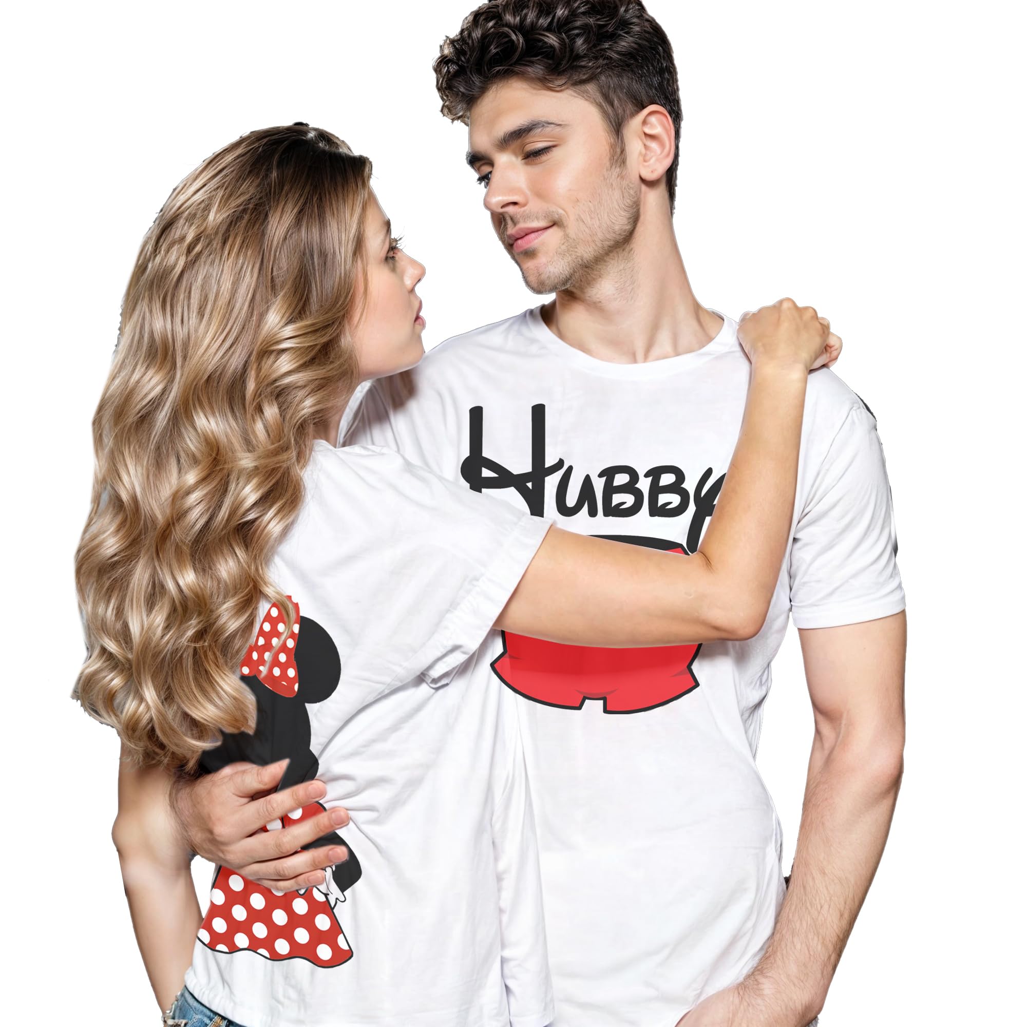 His & Her Matching Couples Love T-Shirts - Romantic Outfit for Husband & Wife - Perfect for Anniversaries, Date Nights & Couple Photos