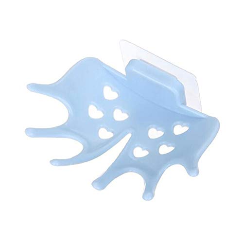 Maple Leaf Design PVC Soap Dish - Strong Adhesive Bathroom Soap Holder with Drain Tray - No Punch Required - Perfect for Shower, Sink, and Countertop Organization (Color: A)