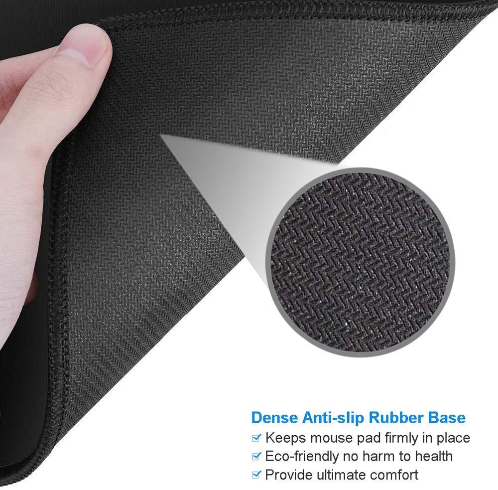 Premium Non-Slip Mouse Pad Set - 3 Pack Round Cute Marble Design Mousepads with Stitched Edges (7.9x7.9 Inch) for Laptop, PC, Gaming & Office Use - Perfect Desk Accessory for Work & Home Decor